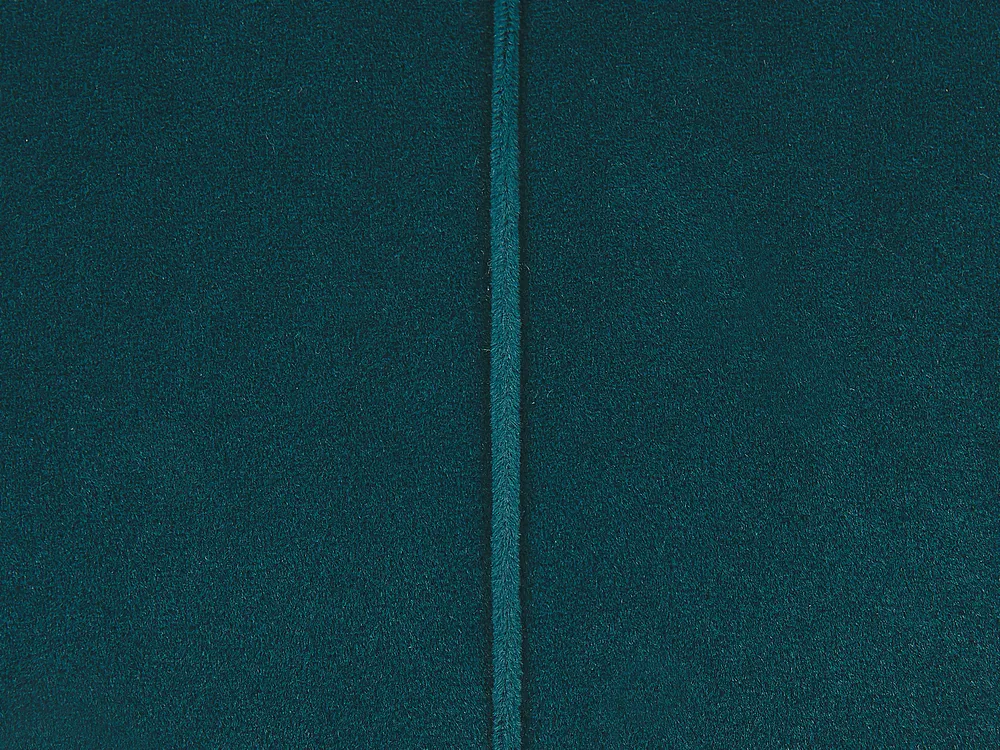 Set of 2 Footstools LUBBOCK Velvet Teal_772579
