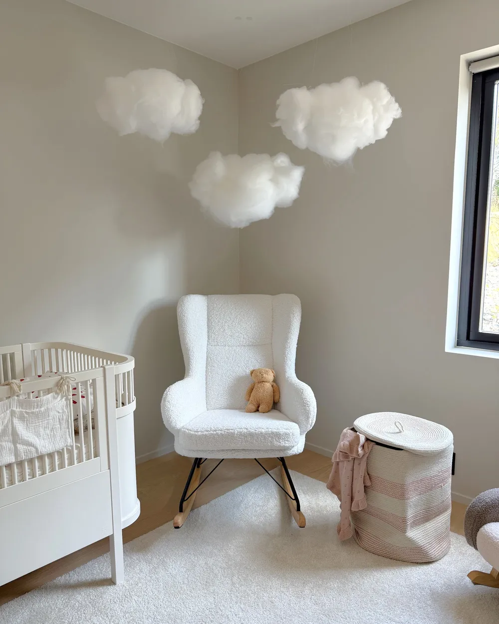 Rocking Chair LUOMA Boucle Off-White_1005816
