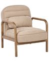 Armchair AGGER Fabric Beige