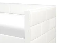 Utdragbar säng Sammet CHAVONNE 90 x 200 cm Off-White_969776