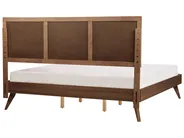 Bed ISTRES 180 x 200 cm (EU Super King) Dark Ash Wood_727947