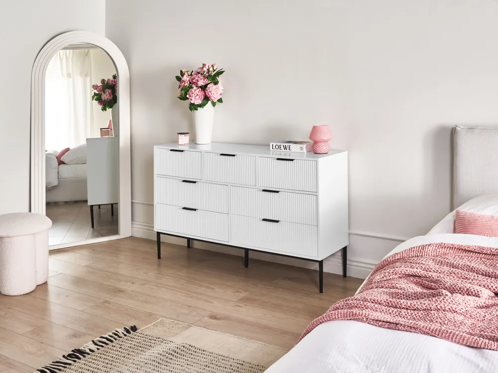 7 Drawer Chest LEDUC White