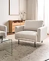 Nojatuoli BREDA Kangas Vaaleanbeige