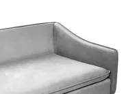 Sofa 4 Seater AURE Velvet Light Grey_851543
