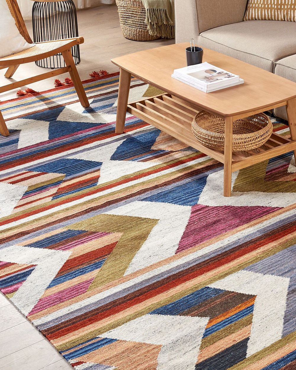 Rug MRGASHAT Multicolour 200 x 300 cm Kilim Wool