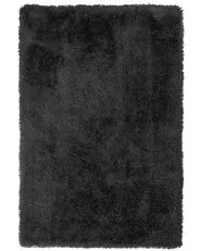 Matta med lång lugg CIDE Svart 200 x 300 cm_1041479