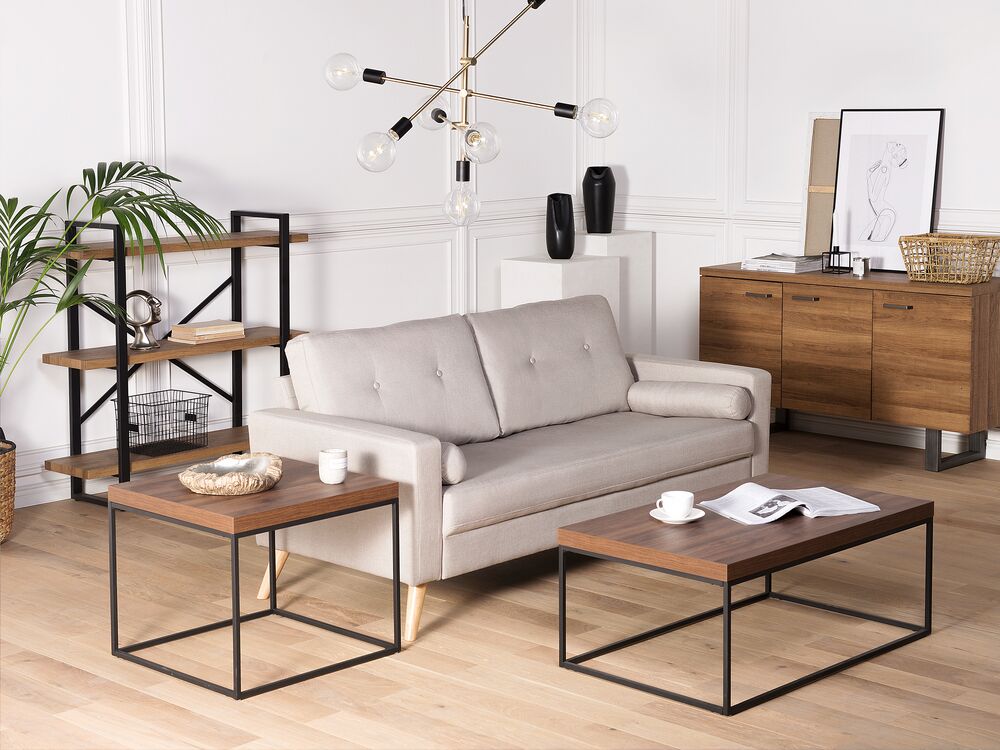 Side Table DELANO Dark Brown