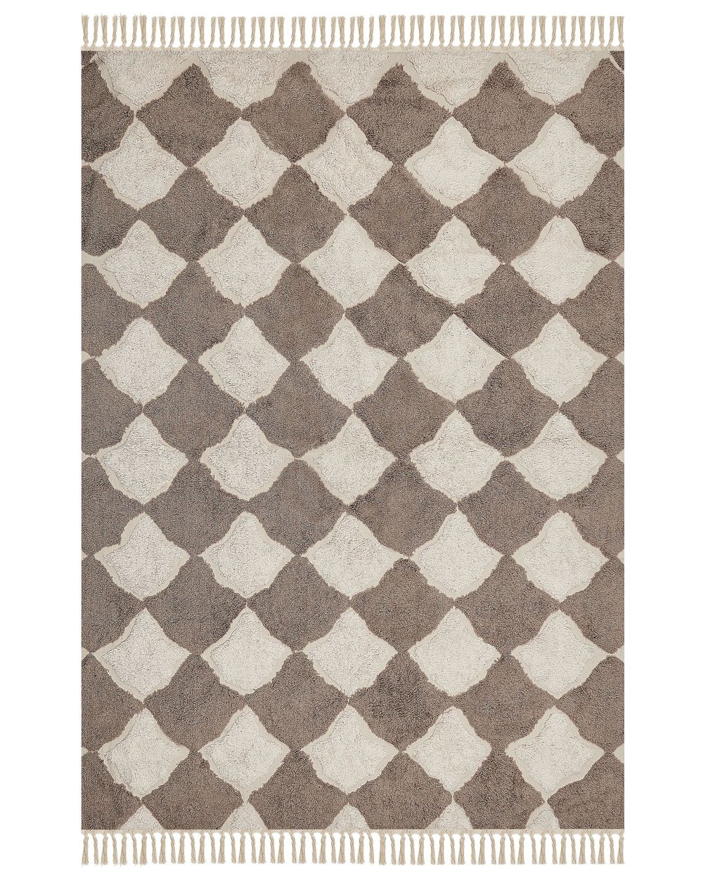 Rug SINOP Beige 160 x 230 cm Cotton