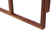 Balcony Table UDINE 70 cm 69 cm Acacia Wood Brown_810122