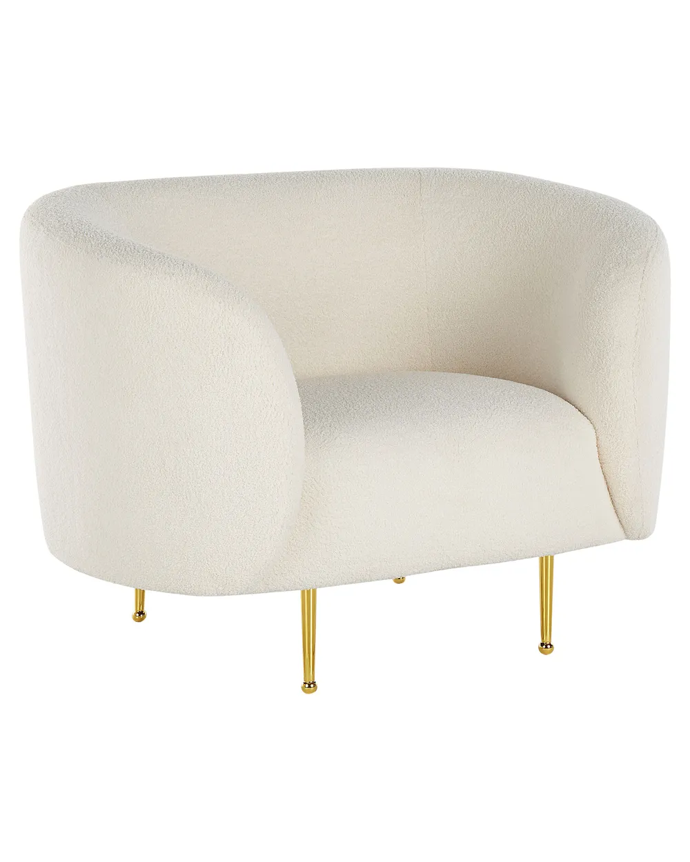 Armchair LOEN Boucle White_886432