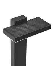 Solar Outdoor LED Bollard Lamp POPLAR with Motion Sensor Black_943852