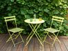 Bistro Set Folding FIORI Metal Lime Green
