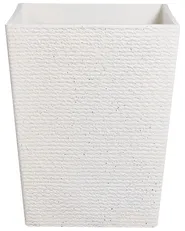 Sett med 2 plantepotter CYRODALIS 42 cm Hvit_1123837