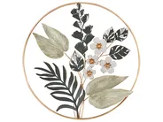 Seinäkoriste Kukka DUBNIUM Metalli 70 cm Vihreä_933850