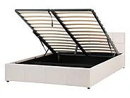 Seng med oppbevaring LAURESSES Lys beige 140 x 200 cm_1153484