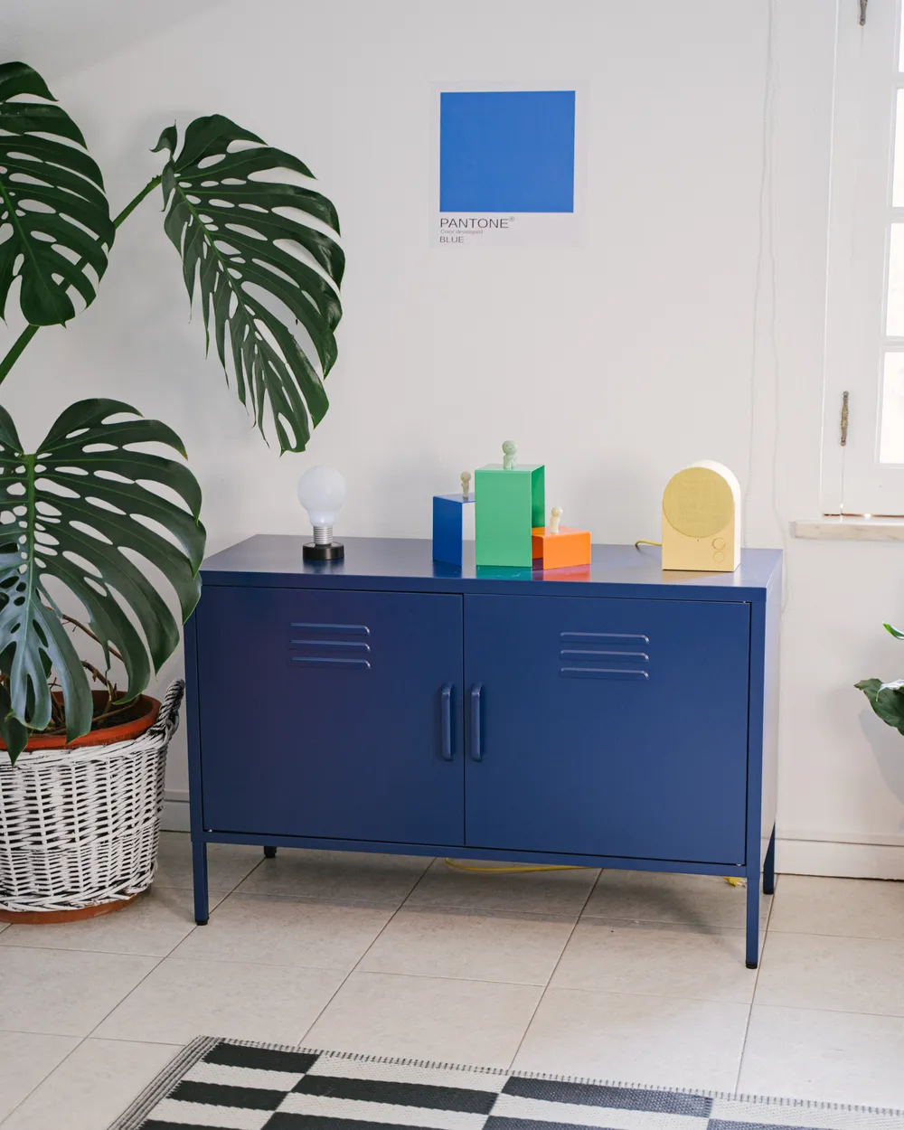 Storage Unit URIA Metal Navy Blue_1063990