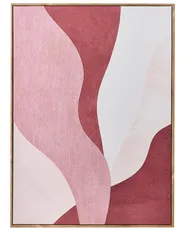 Set of 2 Canvases GOWRAN Abstract Motif Pink_1071471