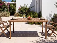 Garden Dining Table RONCELLO 180 cm 90 cm Acacia Wood Brown_1156007