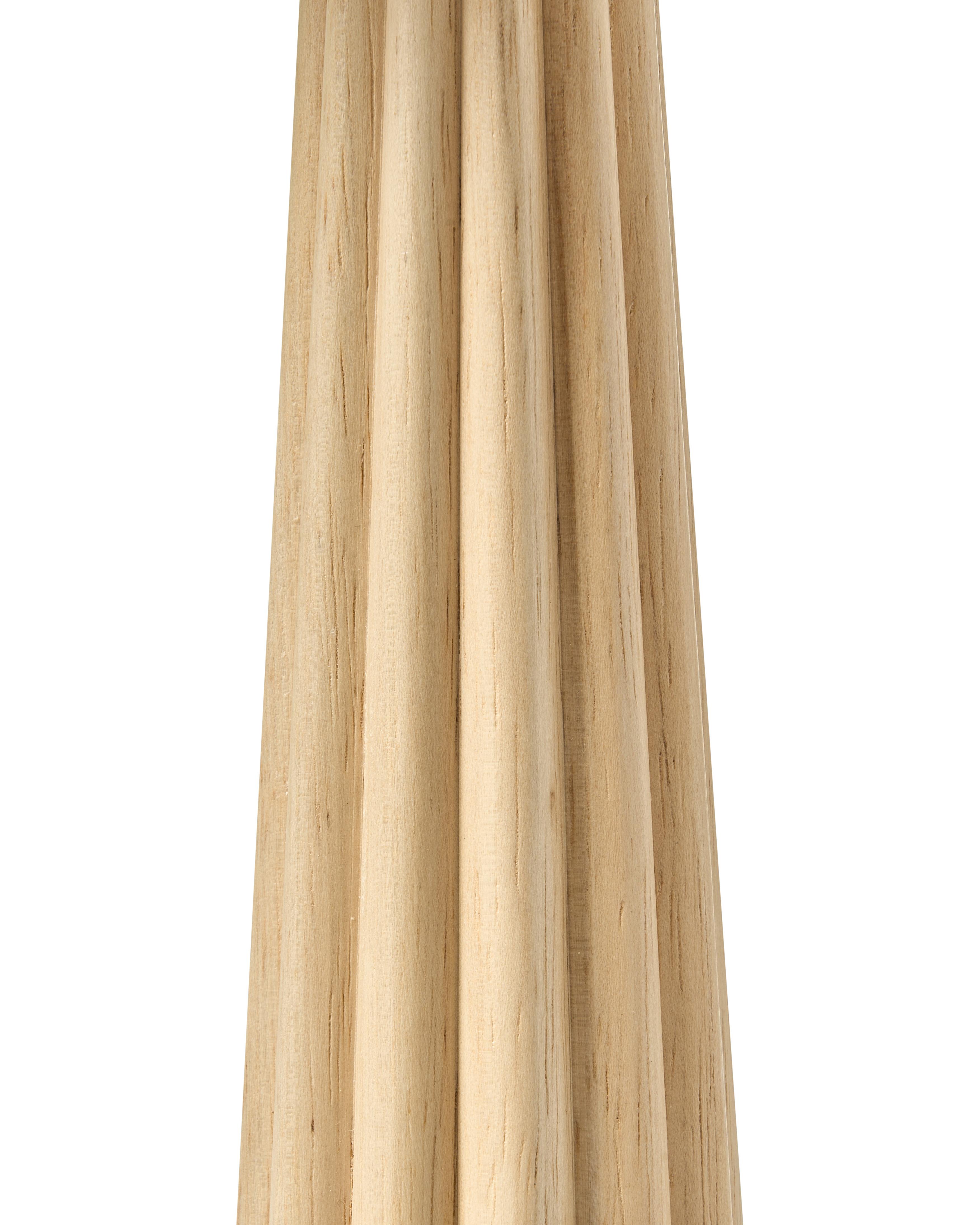 Floor Lamp ALIGIDE Wood Natural_1016932
