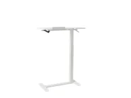 Manuellt justerbart laptopstativ SCHOLA 70 cm 40 cm Vit_1015025