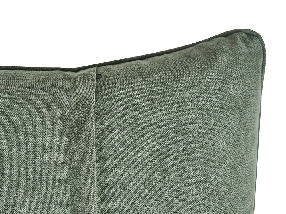 Sofa 2 Seater HABO with Ottoman Fabric Green_1076899