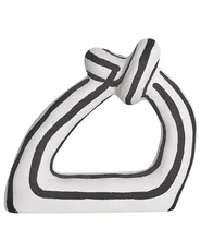 Figurine ZANDER Stoneware Black/ White_935216