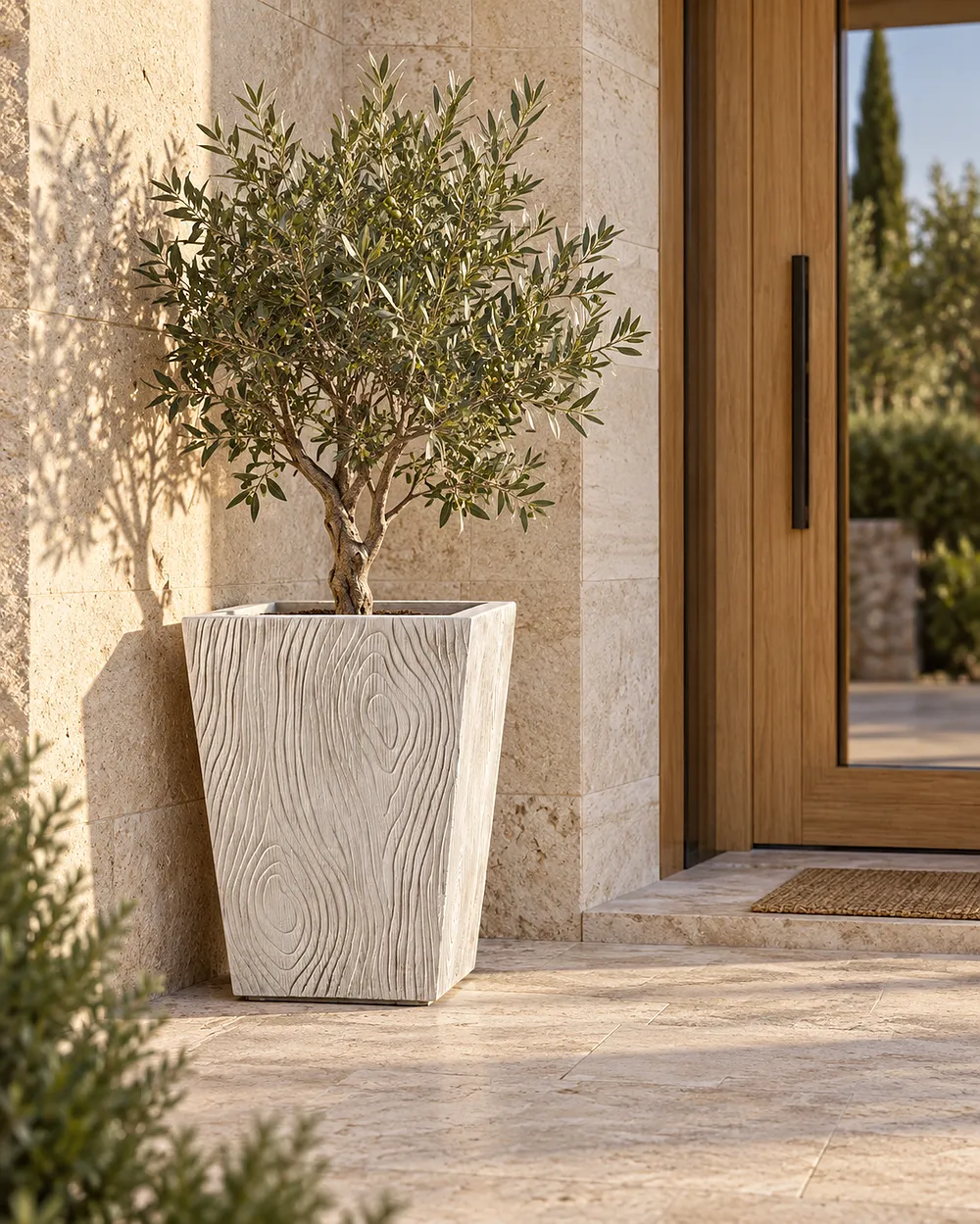 Blomkruka BAIHE 42 cm Ljusbeige_1175214
