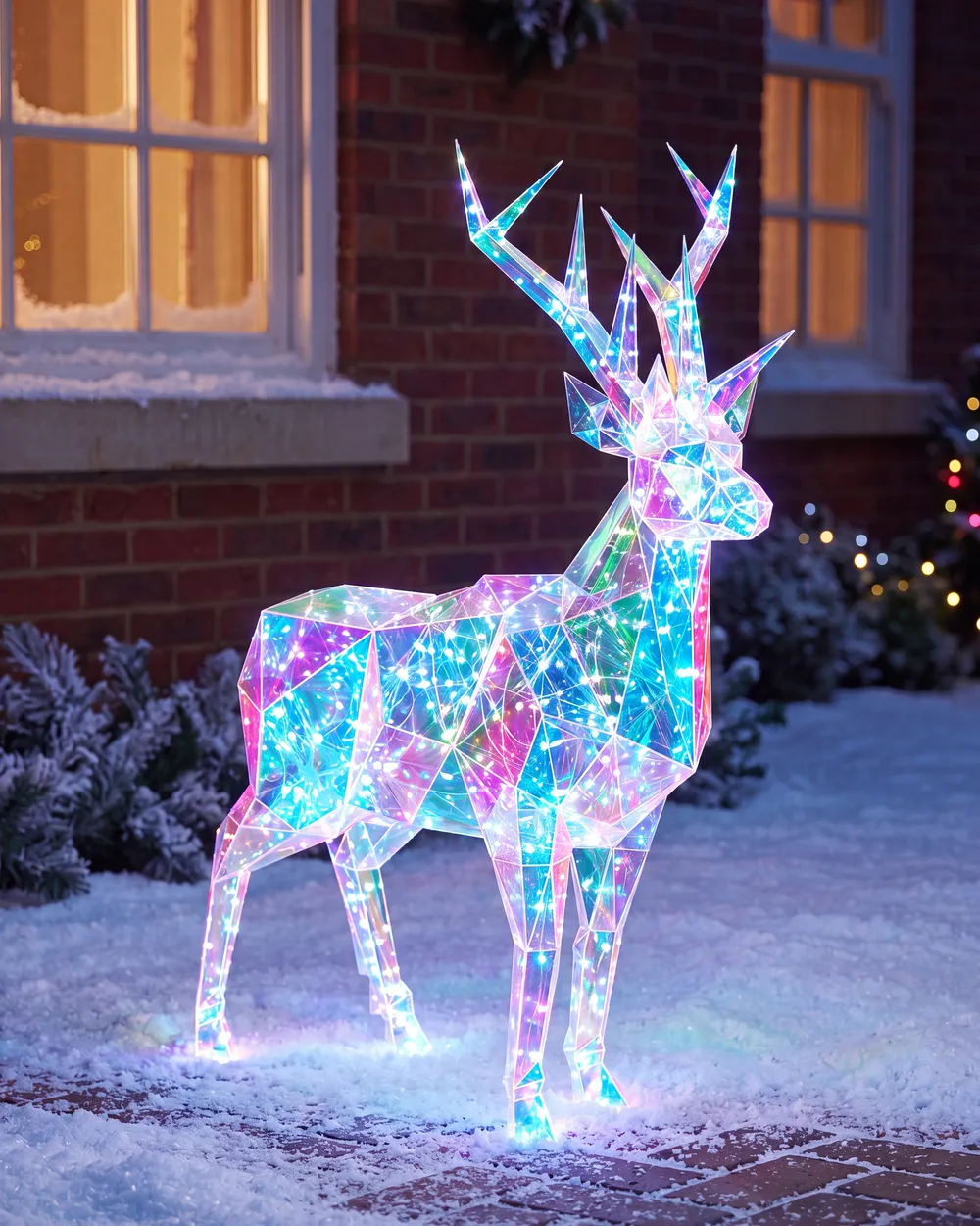 Outdoor Decoration Smart LED with App POLARIS 90 cm Reindeer Multicolour_1118696