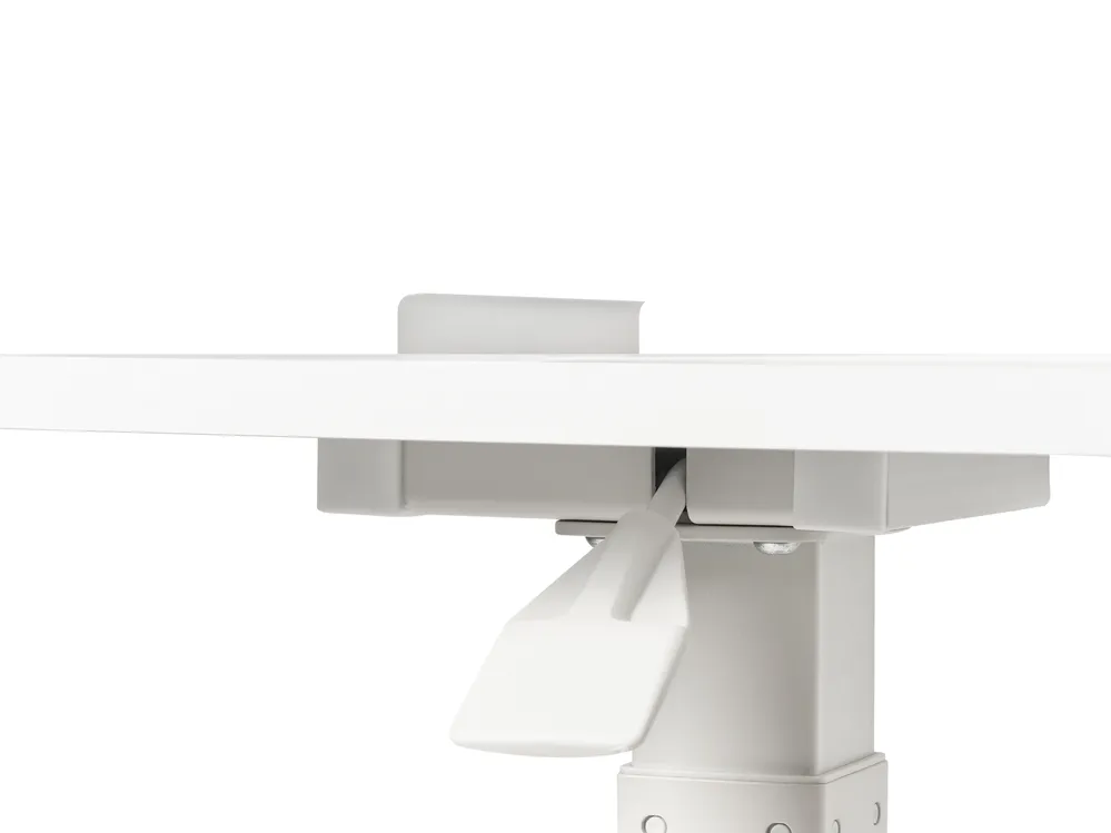 Manuellt justerbart laptopstativ SCHOLA 70 cm 40 cm Vit_1015030
