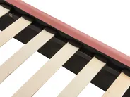 Sänky sametti CHALEIX 140 x 200 cm Persikka_844523