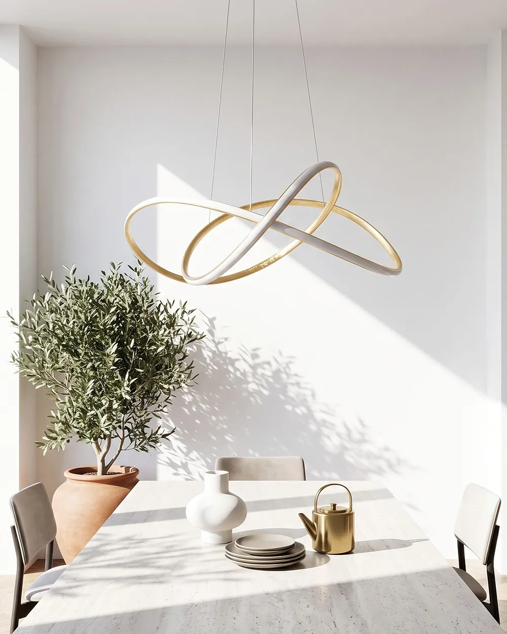 LED-pendellampa TUMEN Metall Guld_1149646