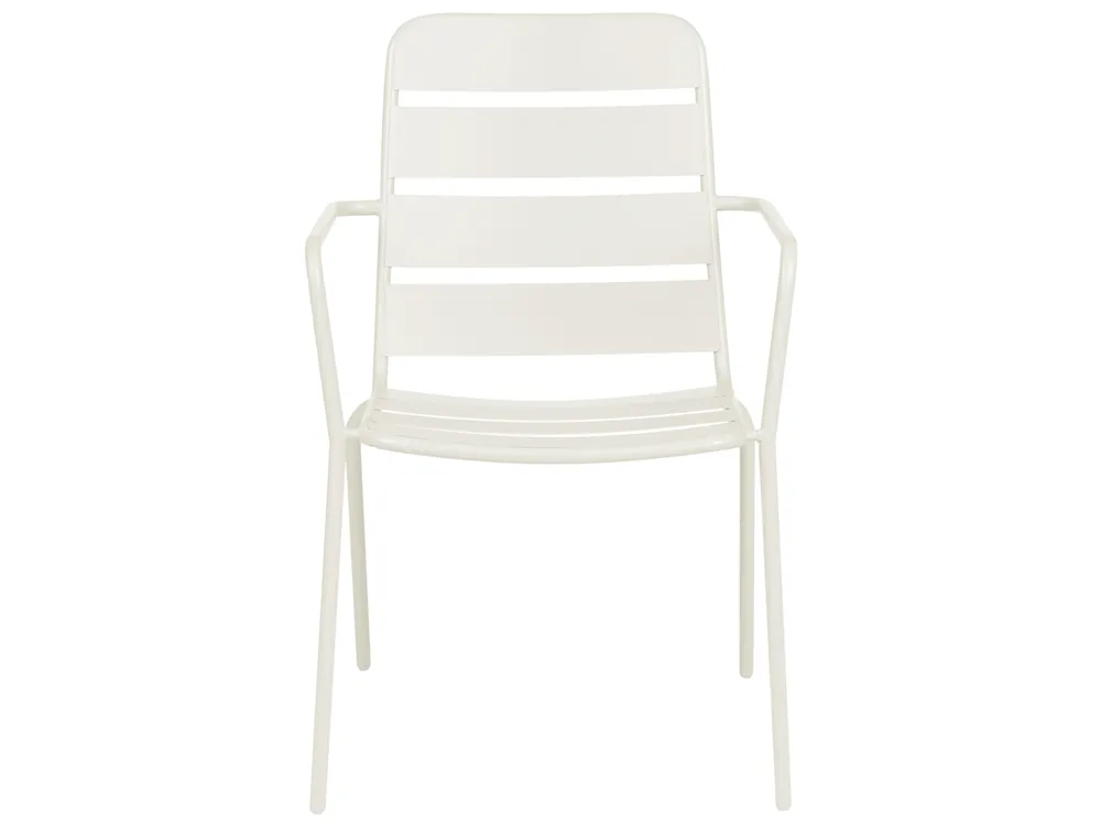 Garden Dining Set 6 Seater TERENZO Metal Light Beige_1077675