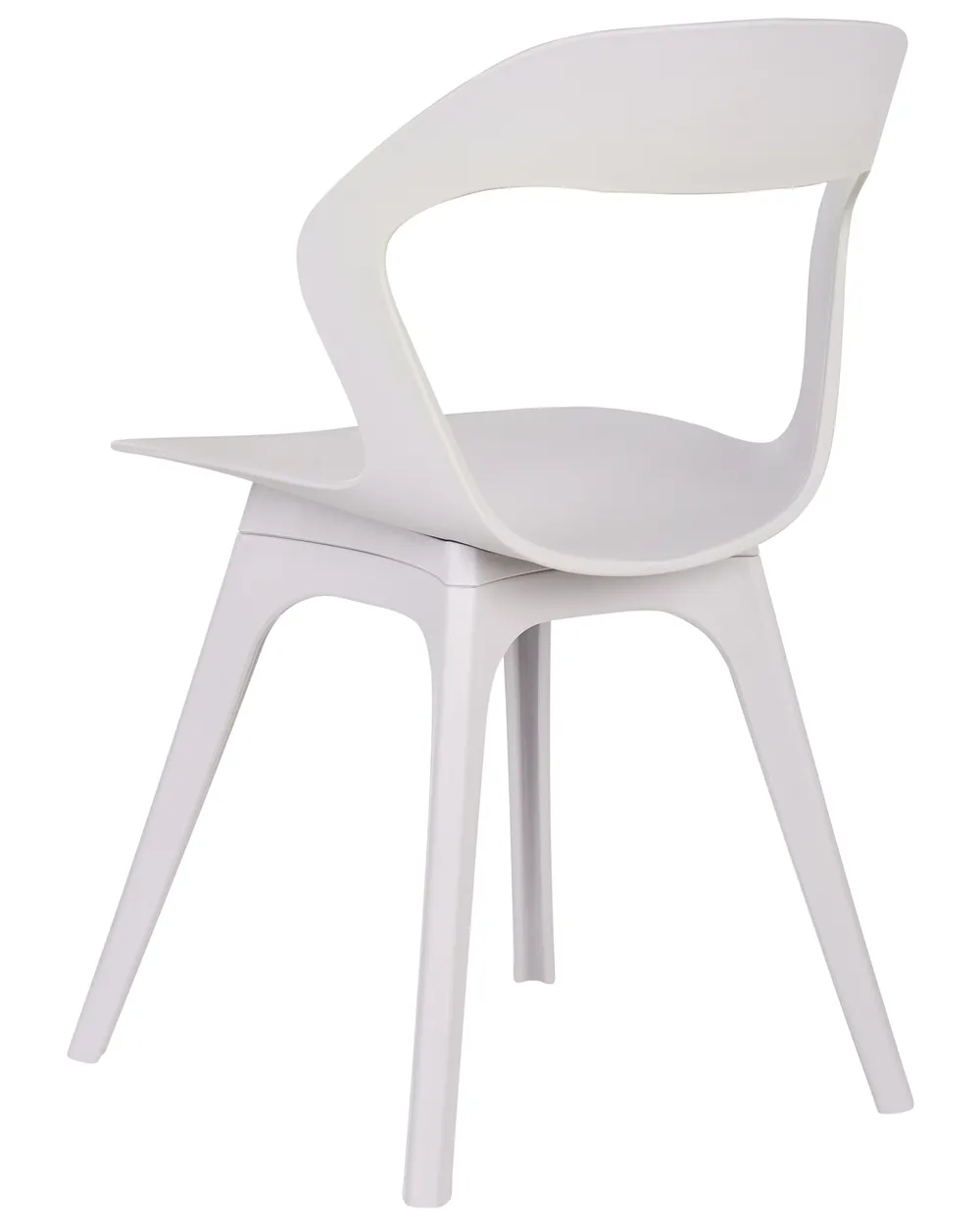 Set of 4 Garden Chairs LACHANIA Taupe_1020437