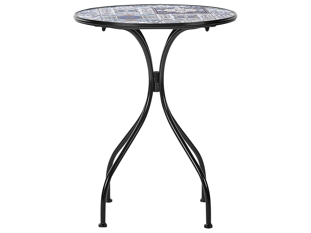 Bistro Table CIVITA 60 cm 60 cm Metal Black_919711