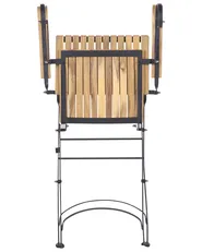 Set of 2 Garden Chairs LASCARI Acacia Wood Light Brown_1074236