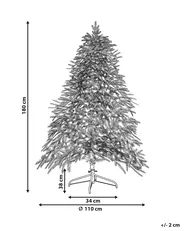 Artificial Snowy Christmas Tree LED MIETTE 180 cm White_832260