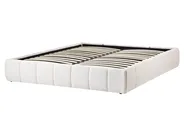 Ottoman Bed without Headboard GENAS Boucle Off-White 160 x 200 cm (EU King Size)_1070356
