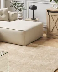 Shaggy Rug DEMRE Beige 200 x 300 cm_1133480