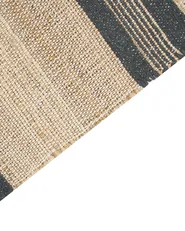 Matta TALPUR Grafitgrå 160 x 230 cm Jute_845639
