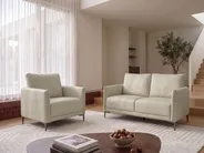 Armchair CILENS Fabric Light Beige_1117325