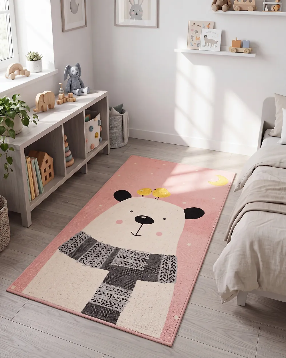 Matta MALDAN Beige 160 x 230 cm Läder_1179255