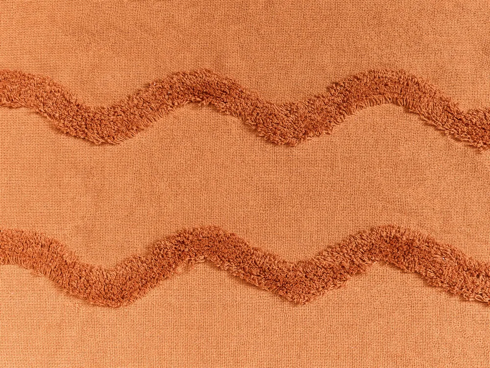 Pläd KHARI Bomull 150 x 200 cm Orange_1067524