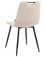 Ruokatuolisetti 4 kpl ARGYLE Sametti Ruskeanharmaa_1136335