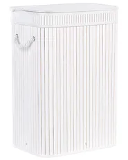 Laundry Basket KALUTARA Bamboo White 72 L_849875