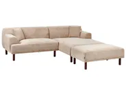 Kulmasohva 3-istuttava HOLT rahilla Kangas Beige Vasen_960629