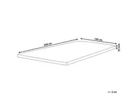 PU Foam Mattress Topper RESTFUL 160 x 200 cm (EU King Size)_972276