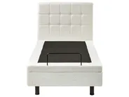 Adjustable Bed Boucle DUKE 90 x 200 cm (EU Single) Off-White_1011432