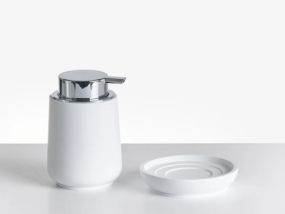 4-Piece Bathroom Accessories Set SUCHES White_996532
