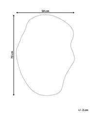 Seinäpeili FALAISE 50 cm 70 cm Hopea_814072