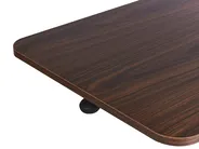 Manual Adjustable Laptop Stand ACADEMIA 65 cm 48 cm with Wheels Dark Brown_946129